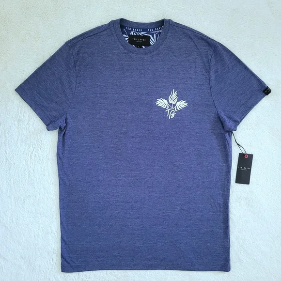 Ted Baker Heather Blueđź’™ Logo Teeđź‘• - NWT - Picture 7 of 13